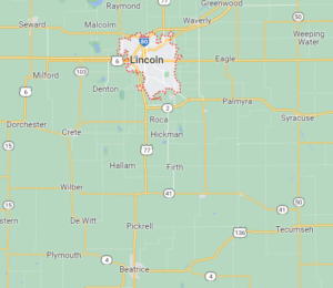Lincoln Nebraska Areas Served Map